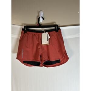 NWT Salomon Cross 2in1 Shorts Womens XS Tandoori Spice Trail Running Lined